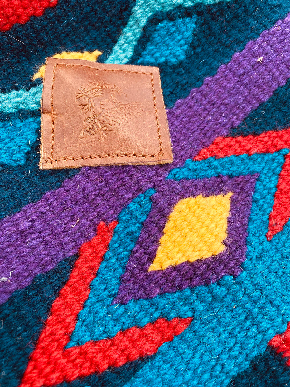 Celebration Wool Hand Loomed Saddle Blanket