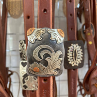 Harness Leather Slide Ear w/Handmade Buckle