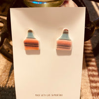 Colorful Ear Tag Earrings