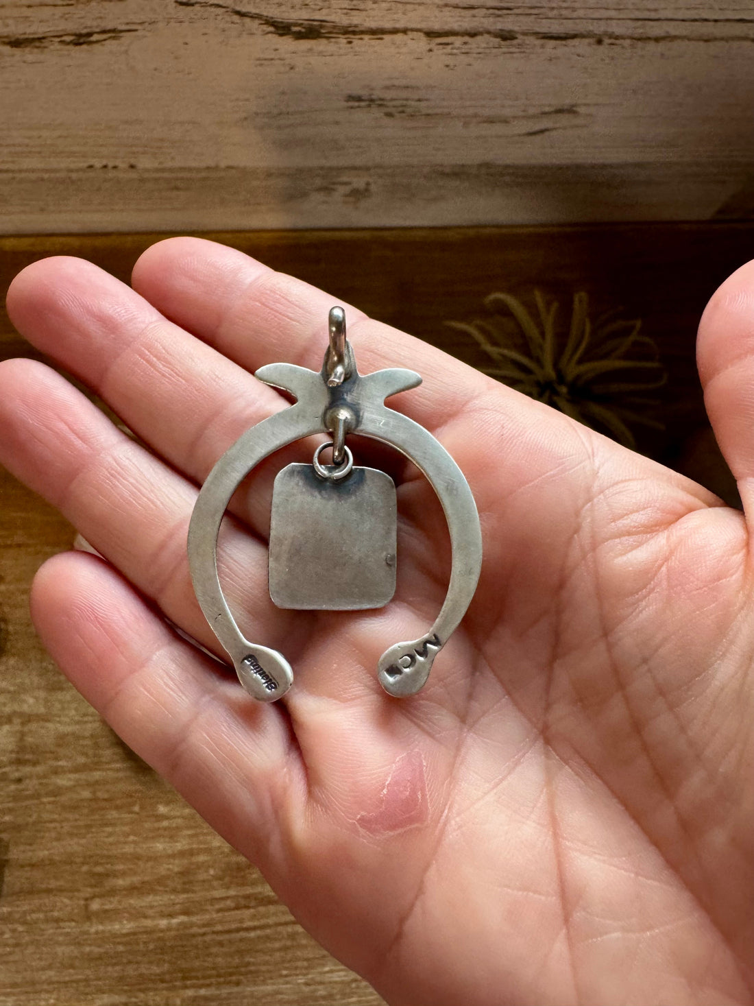 Naja Pendant with Purple Spiny Oyster & Yellow Tint – Sterling Silver – Native Made by MC