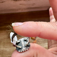 Ring - Size 5 1/2 -Red Spiny & Sterling Silver
