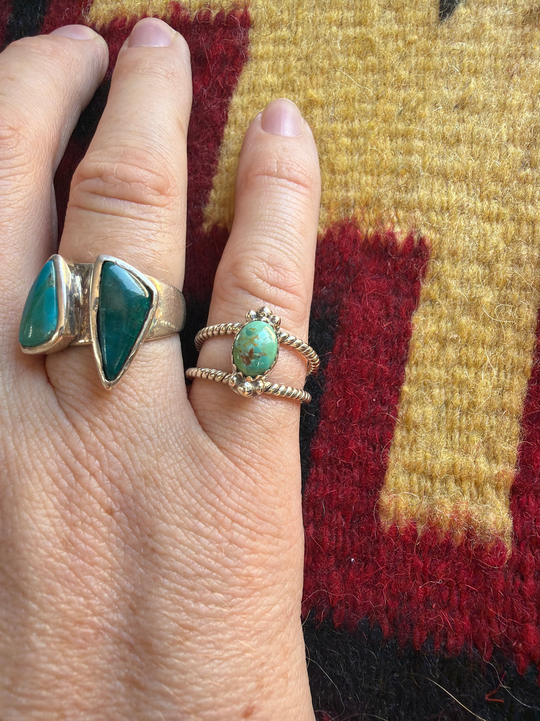 Turquoise Double Twist Ring