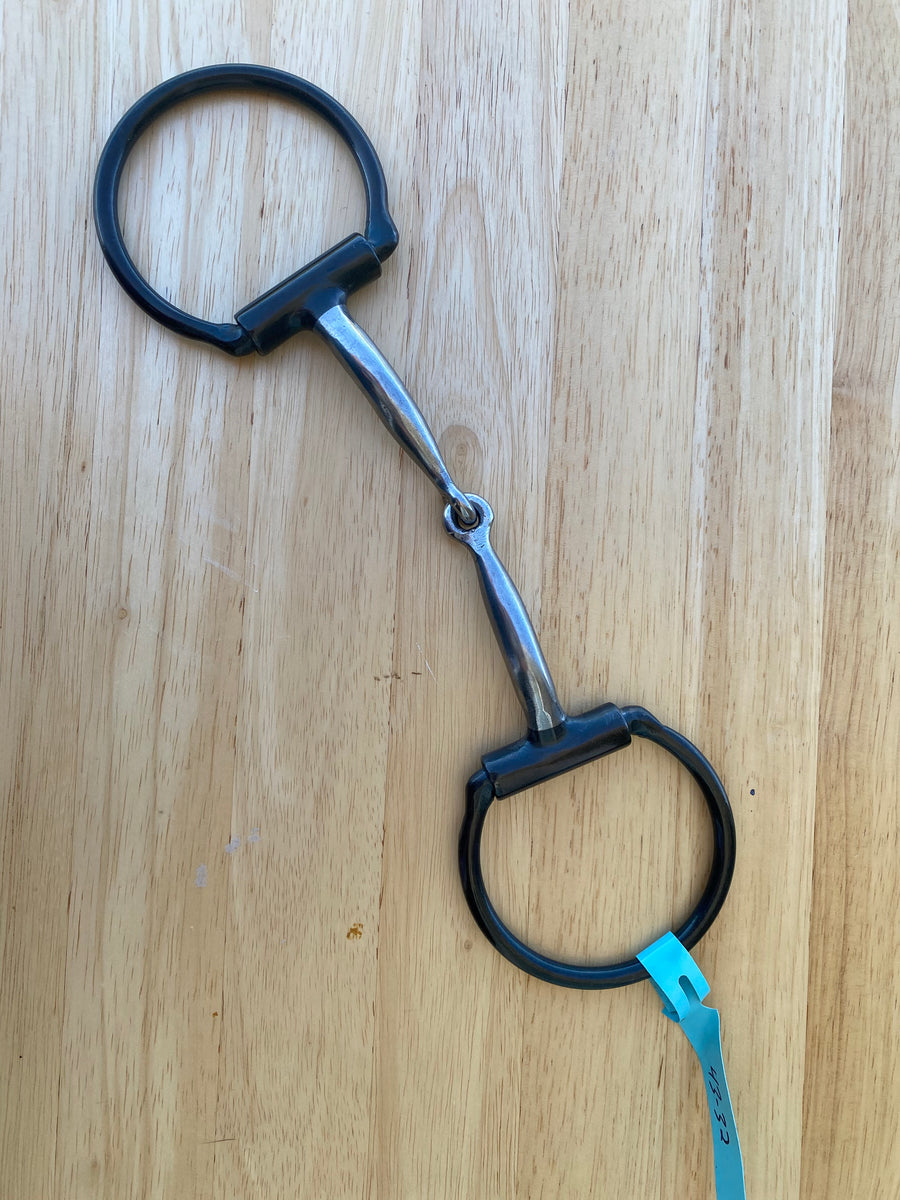 Dutton Two Piece Smooth D-Ring Snaffle
