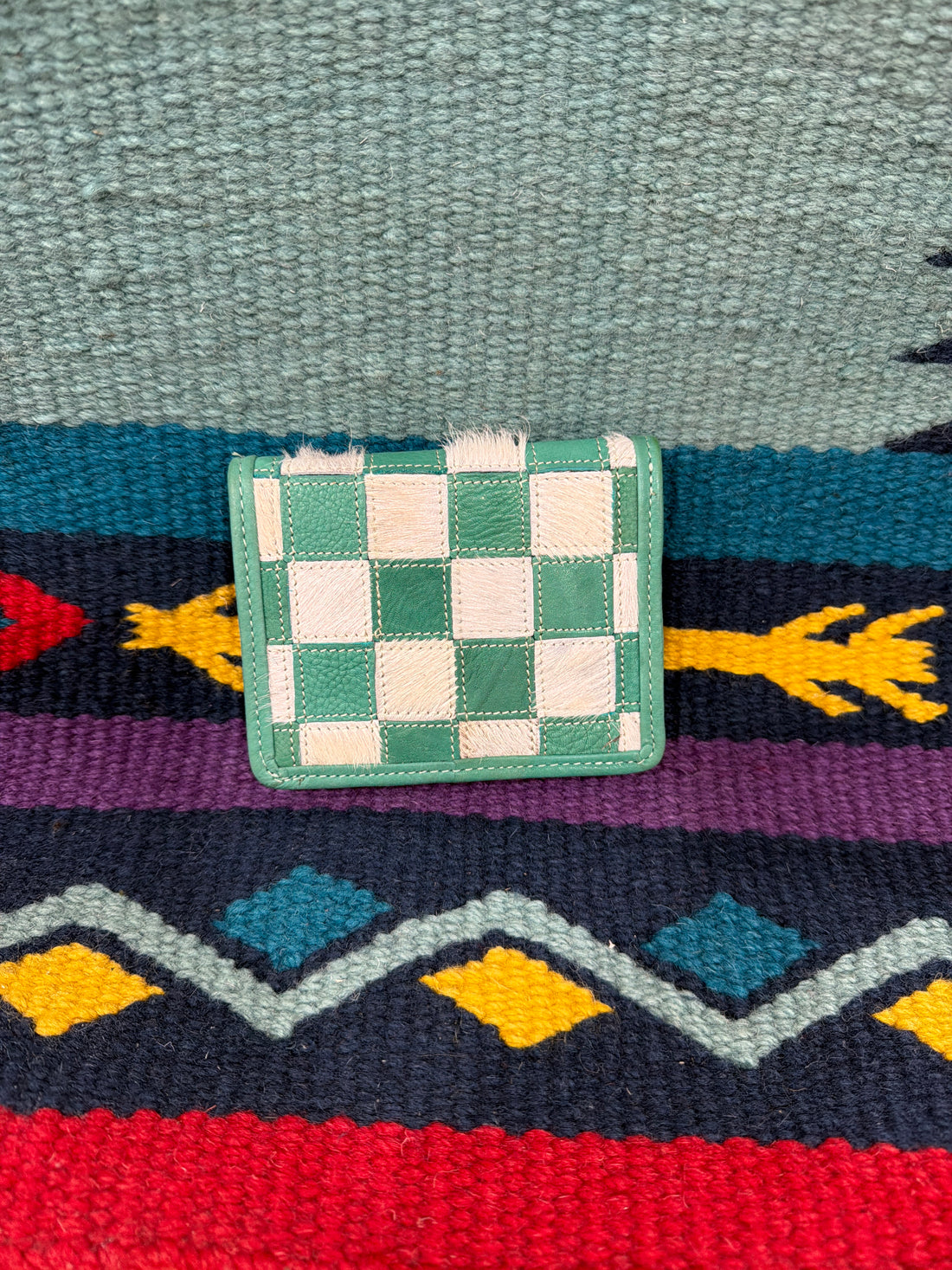 Green checker wallet