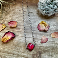 Pink choker Verascite - Valentine collection