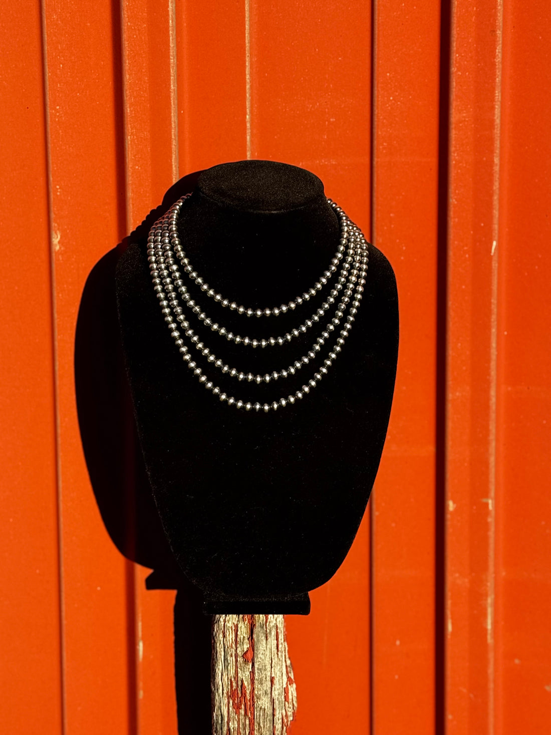 5mm Sterling Silver & Turquoise Strand