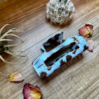 Cow Print Hair Clips