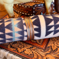Aaron Davis Copper Feather Bracelet