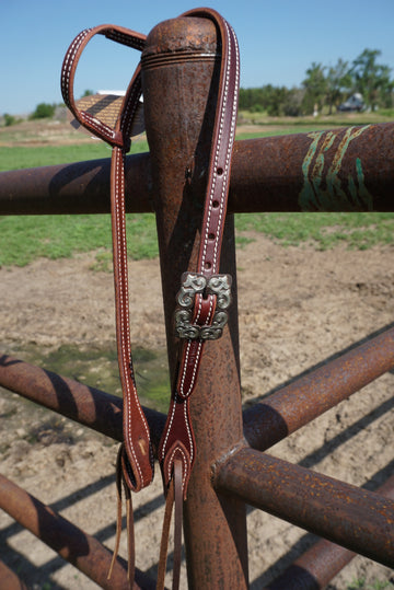 Double Stitched Slide Ear w/Handmade Buckle