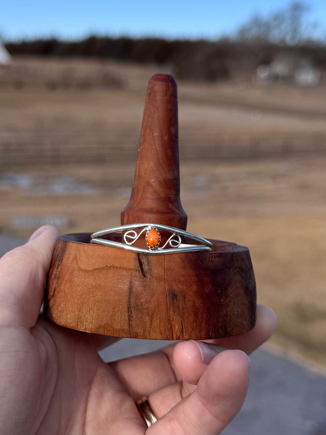 Child’s Sterling Silver Bracelet with Turquoise