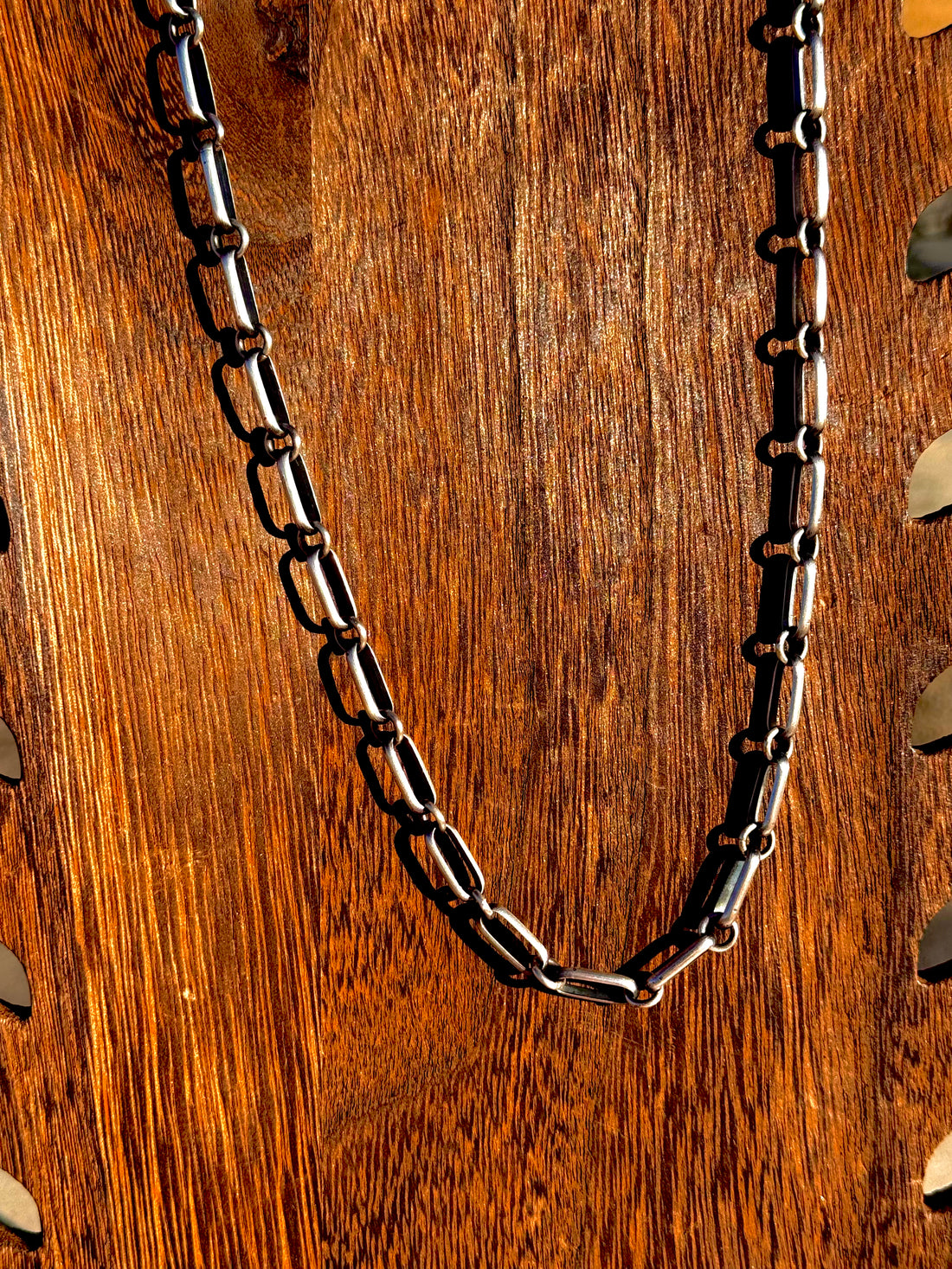 Handmade Sterling Silver Paperclip Chain
