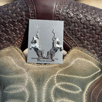 Rearing Horse Earrings