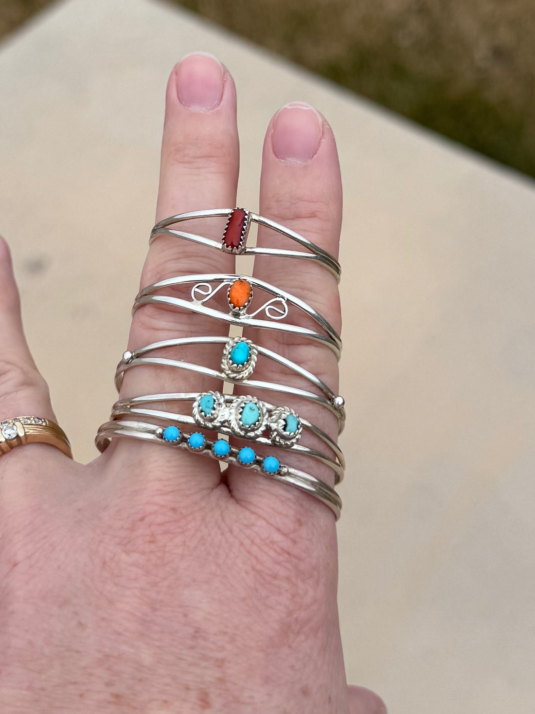 Child’s Sterling Silver Bracelet with Turquoise