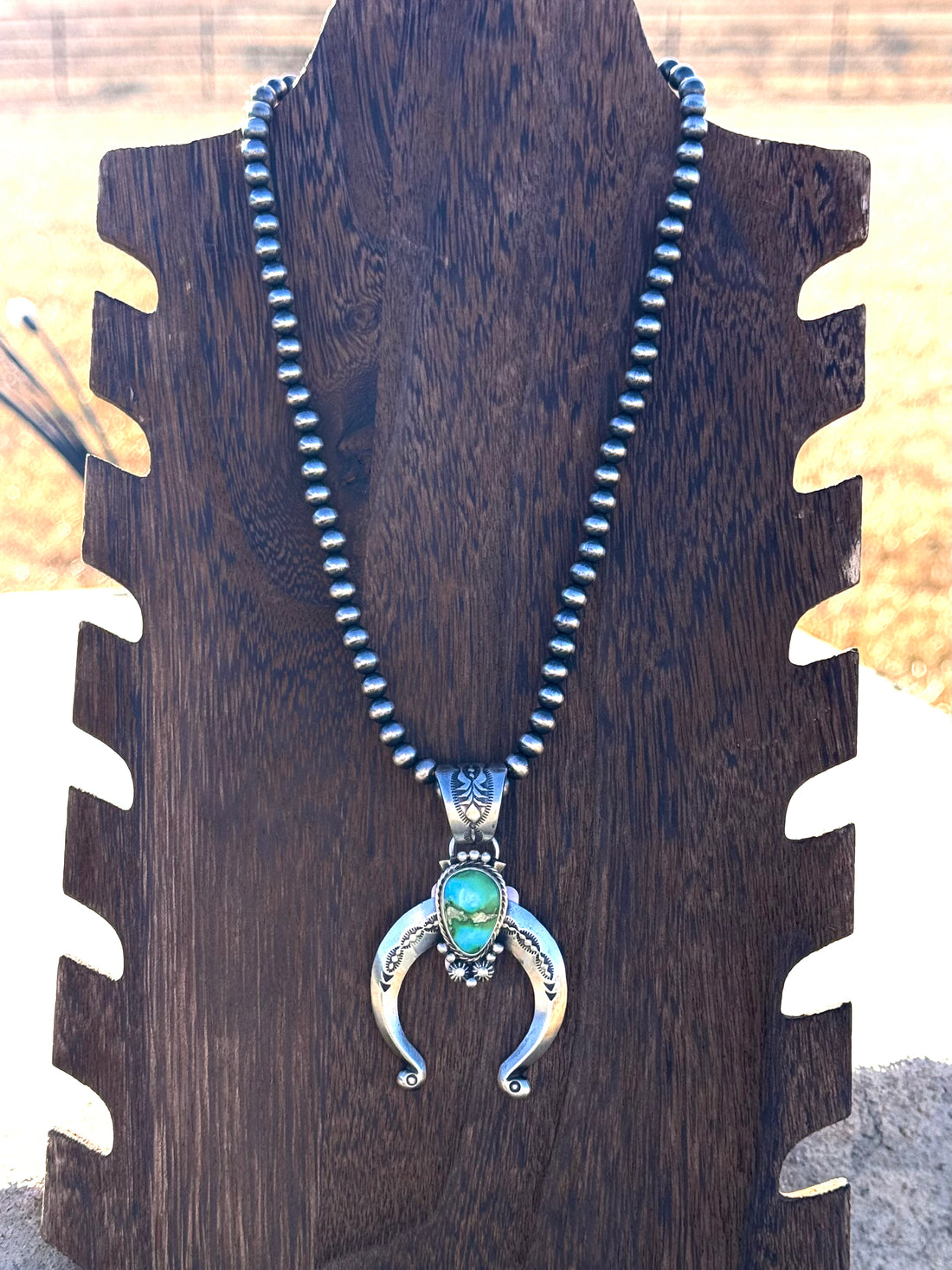 Sam Yellowhair Sonoran Desert Naja on Pearls