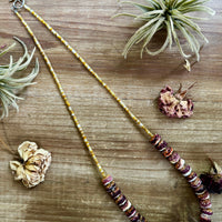 26 Inch purple spiny with turquoise & shell