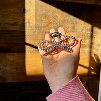 Bow Pearl hair clips