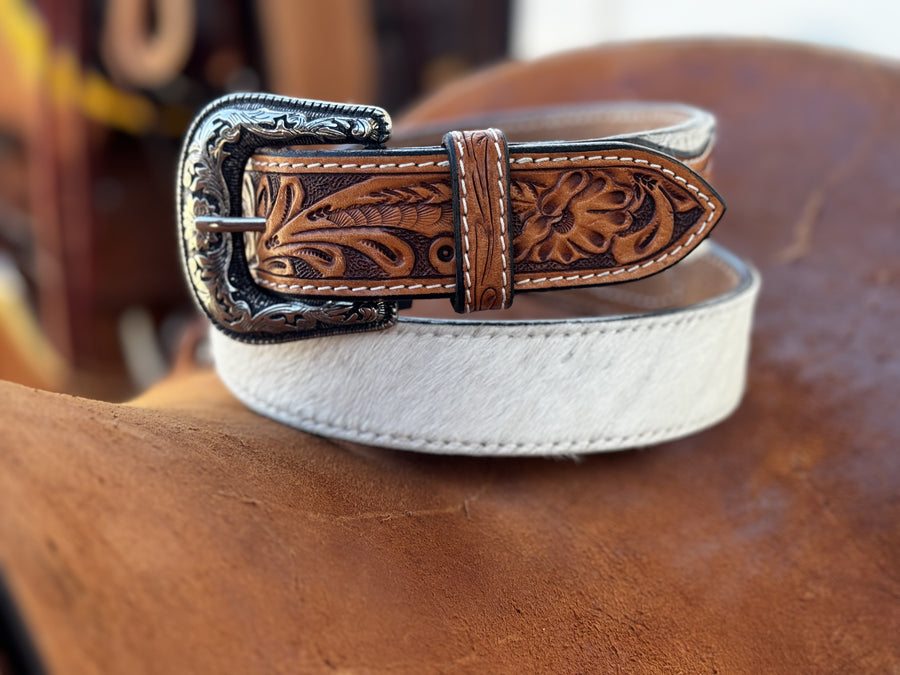 Rancher Cowhide Belt