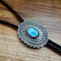 Golden Hill turquoise Bolo and Sterling silver