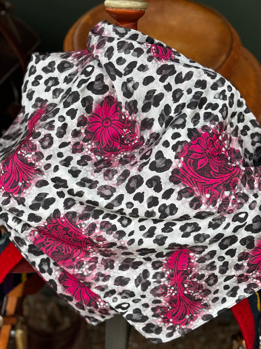 Leopard scarf