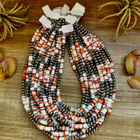 17-Inch Sterling Silver Pearl & Spiny Oyster Necklace