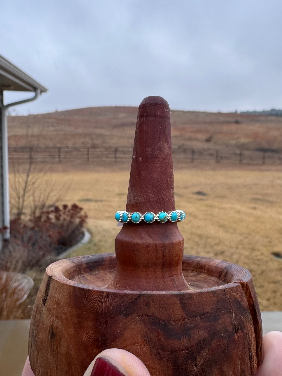 Full Circle Turquoise Ring