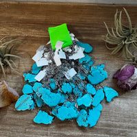 choker turquoise magnesite necklace