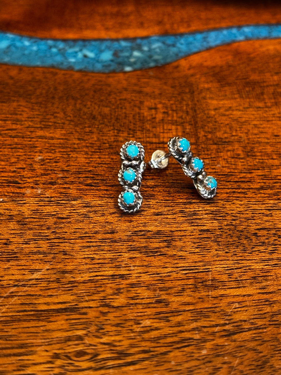 3 Dot Drop Studs