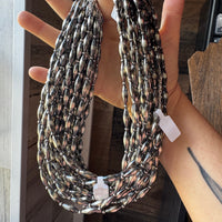 17 inch Torpedo Sterling Silver Pearls