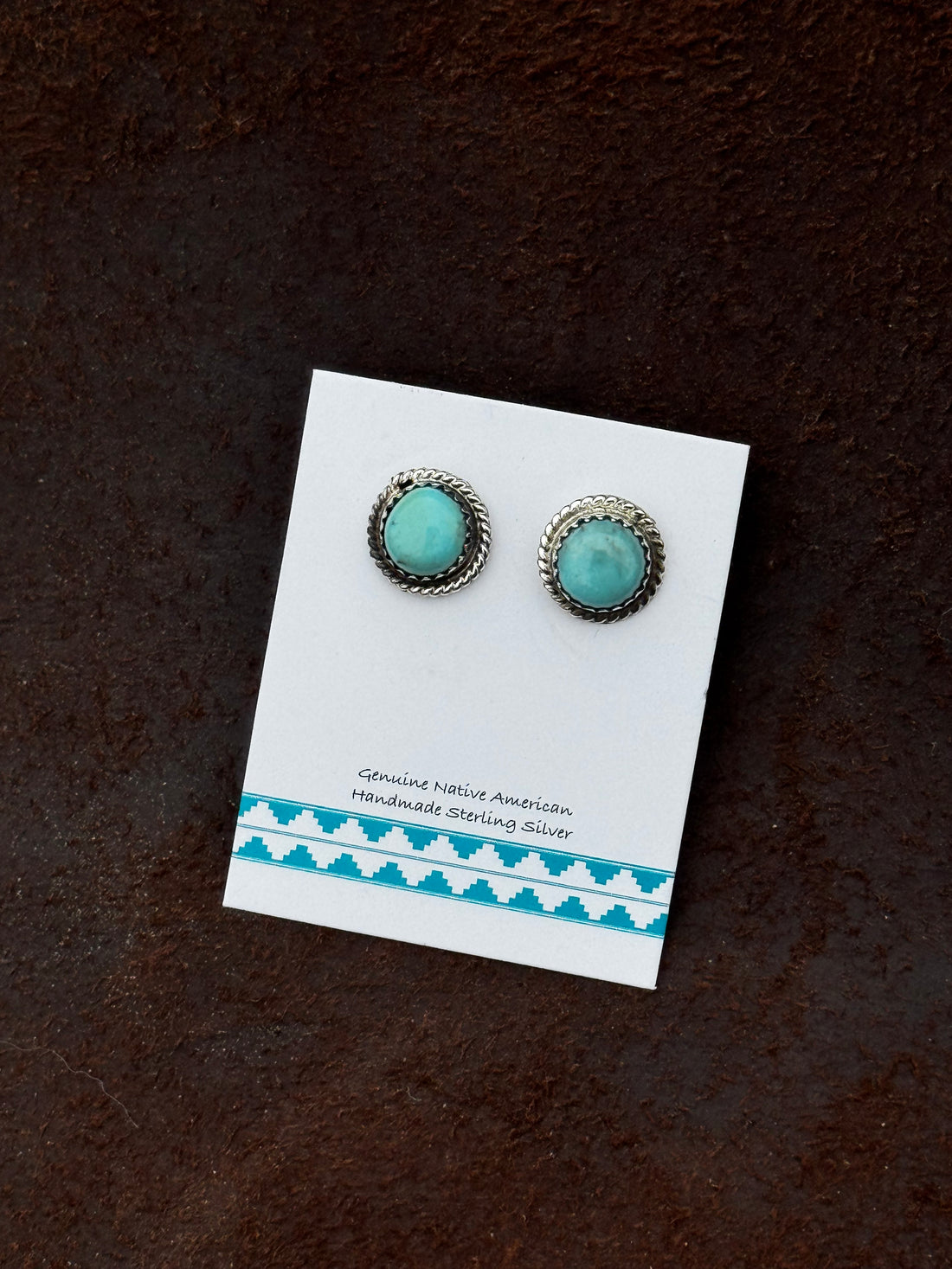 Blue Turquoise Studs