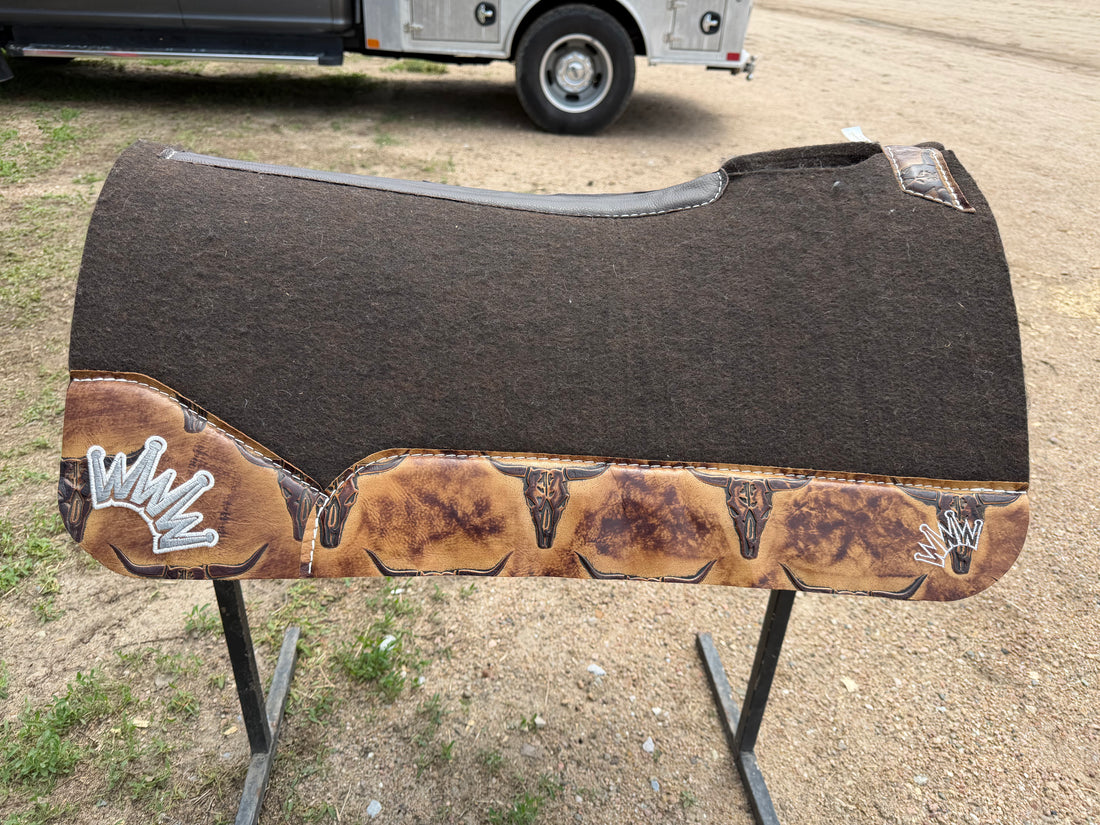 32x32 1” OG Gooseneck Longhorn Sepia