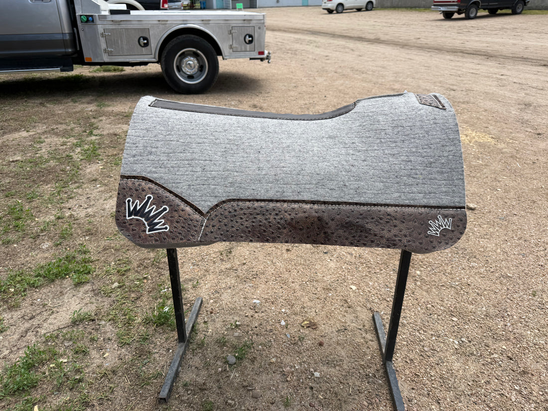32x32 1” Kush Gooseneck Mocha Ostritch