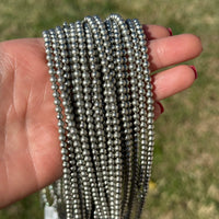 18 inch  4mm silver plated necklace