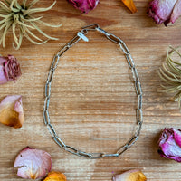 Sterling Silver Medicine Man Eye Paperclip Chain – 18”