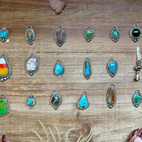 Sterling Silver & Turquoise Charms – Handmade by Jason Ogg & Shay Pfeiffer – USA Made – Pick Your Favorite