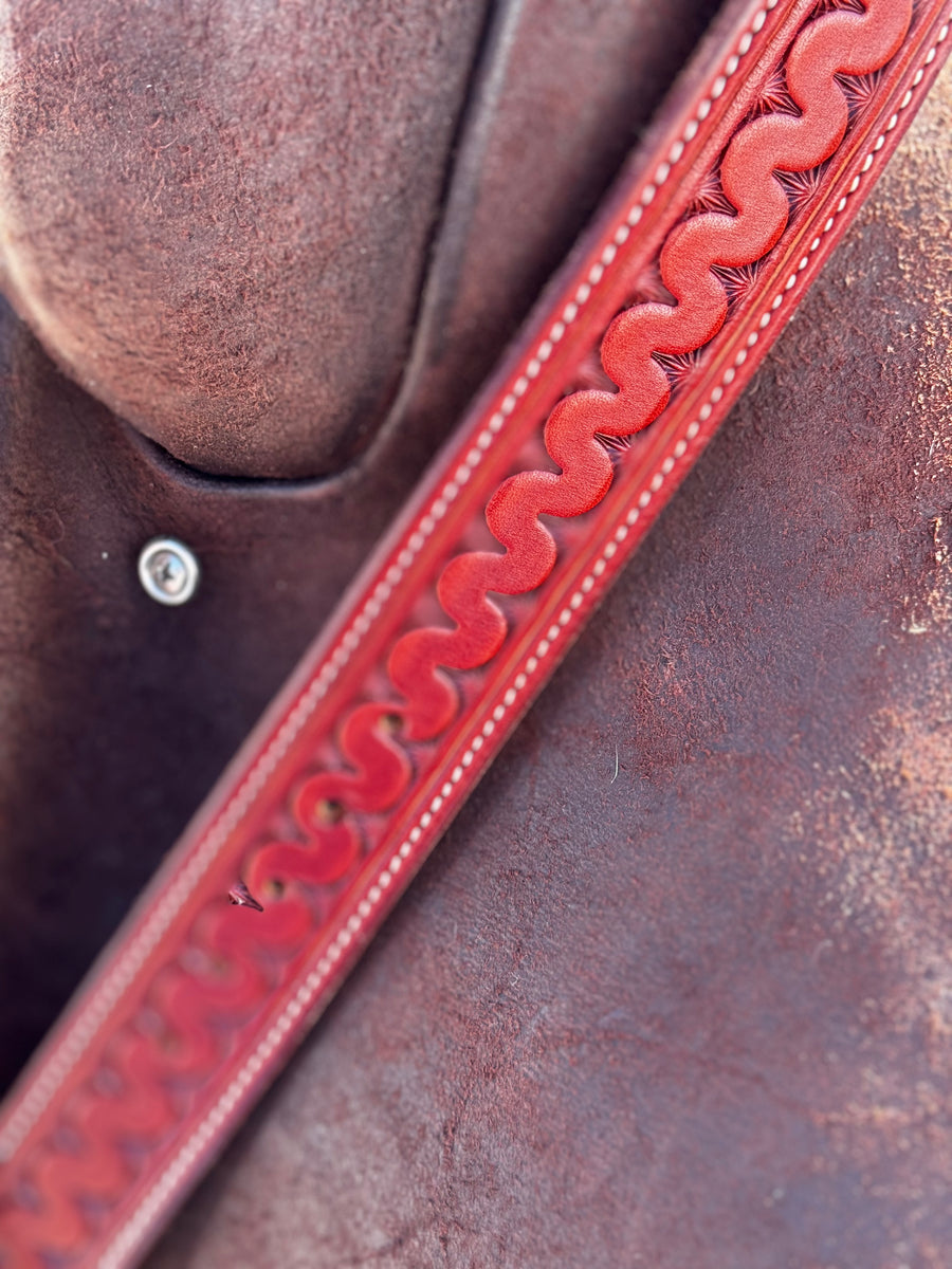 Snake Stamped Belts