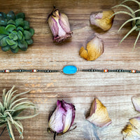 Sterling Silver & Turquoise Choker – 13” + Extender – In-House Silversmithing – Real Turquoise & Spiny Oyster Options