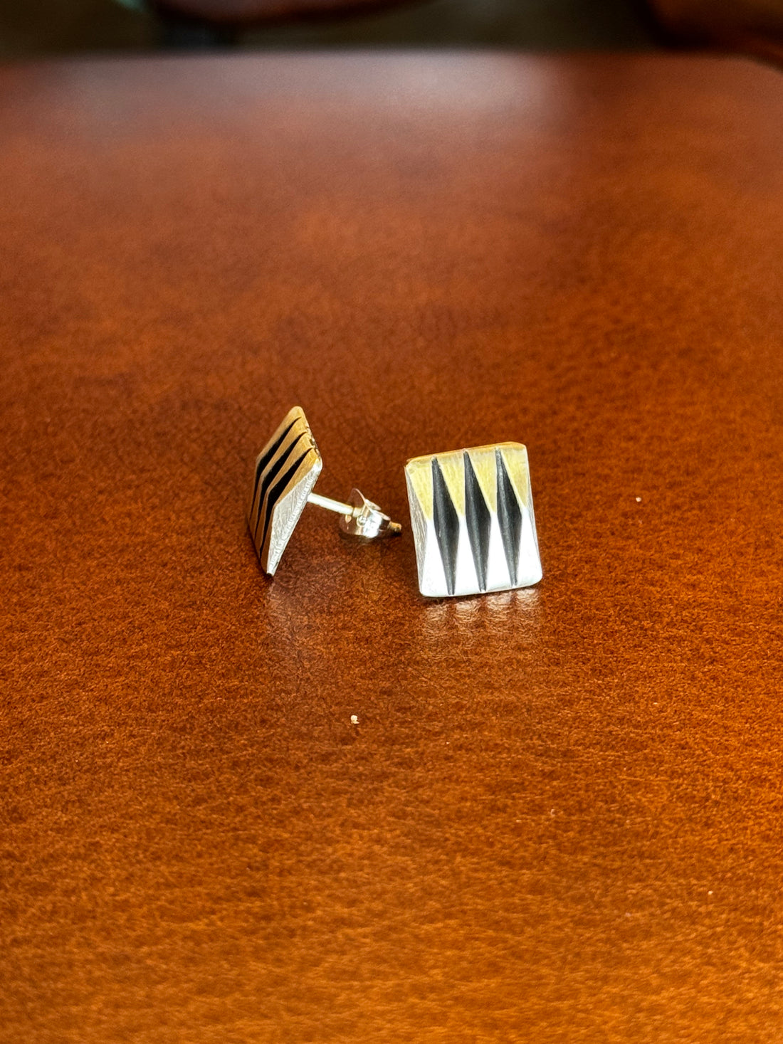 L. Jahe Sterling silver Studs