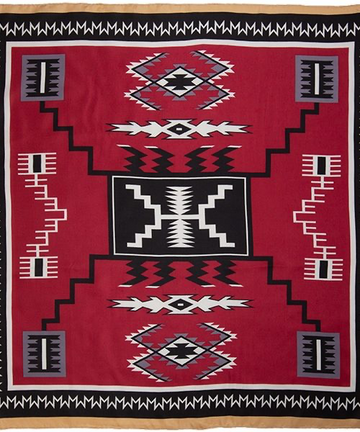 42” Aztec Silk Scarves