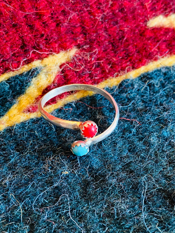 Sun and Moon Wrap Ring