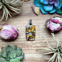 Mojave Bumblebee Pendant – Sterling Silver – Fits Up To 8 mm Pearls – Made by The Bijoux FAB