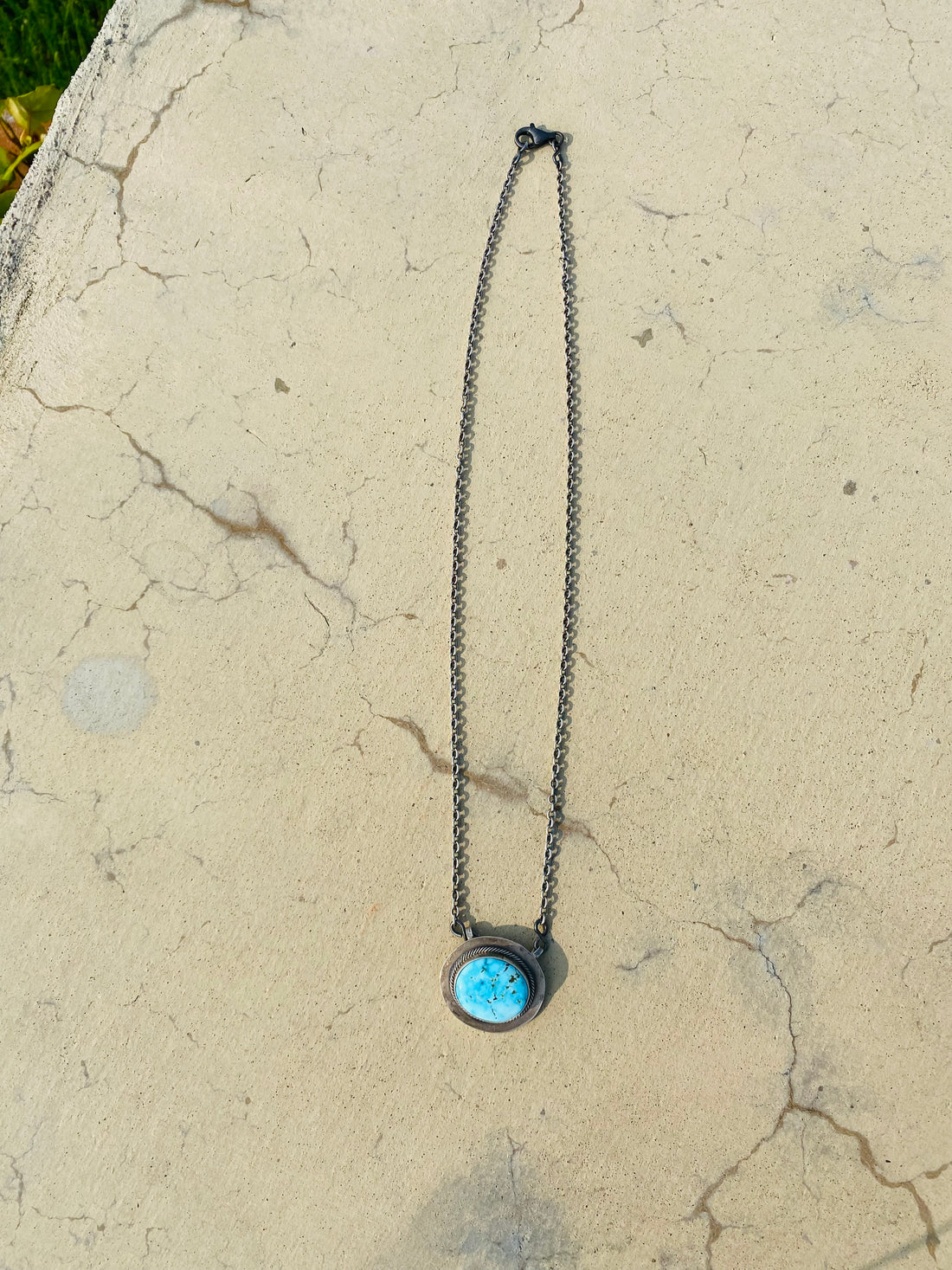 Scott Skeets Round Turquoise Necklace