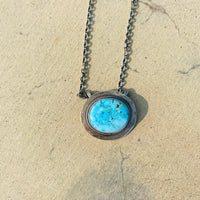 Scott Skeets Round Turquoise Necklace