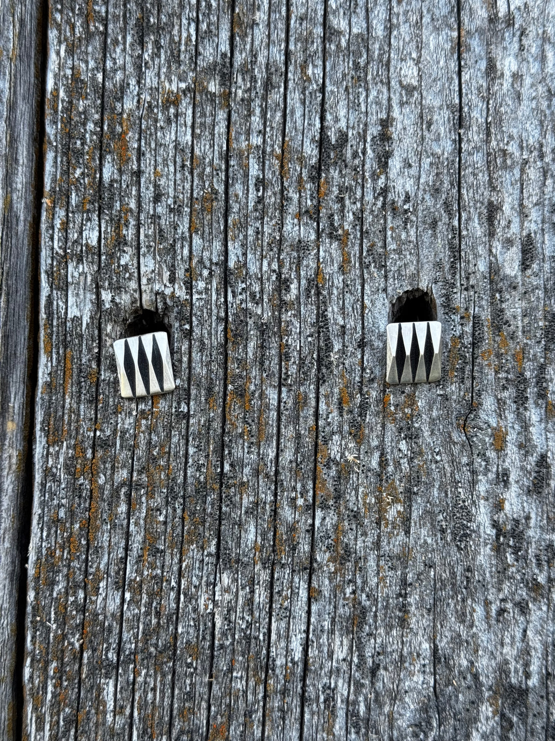 L. Jahe Sterling silver Studs