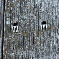 L. Jahe Sterling silver Studs