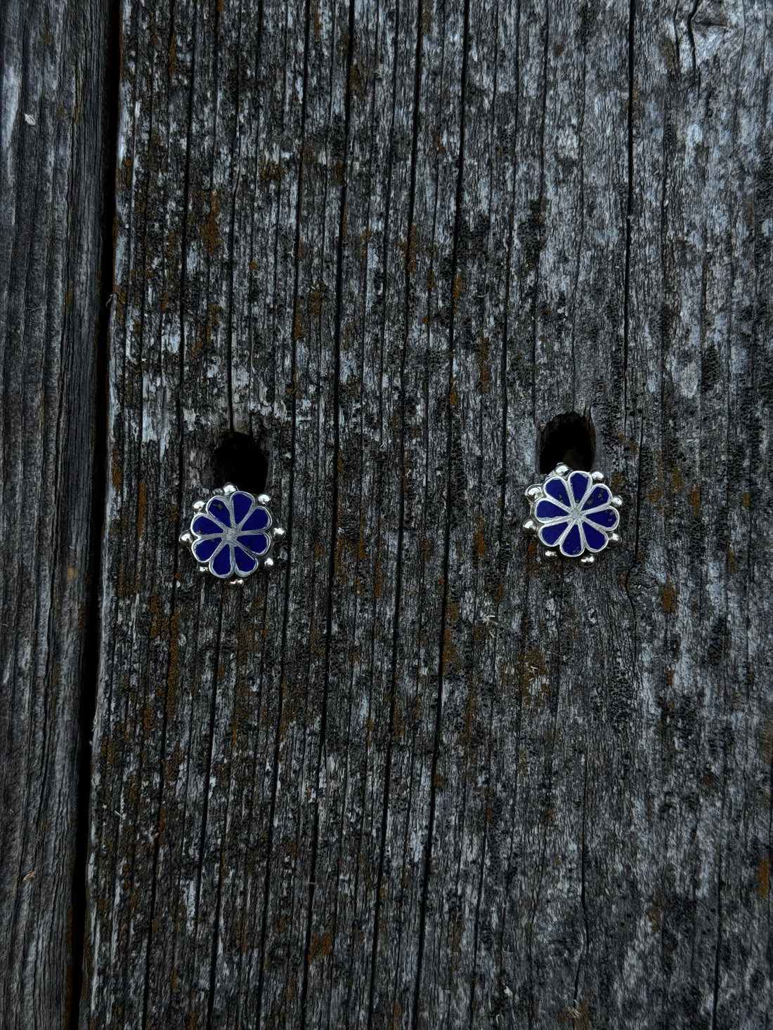 Pino Yunie Dark Lapis Earrings