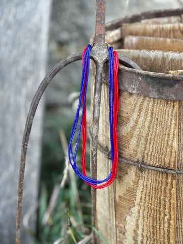 Blue 3 Strand Necklace