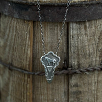 Emerson Kinsel Silver Horse Necklace