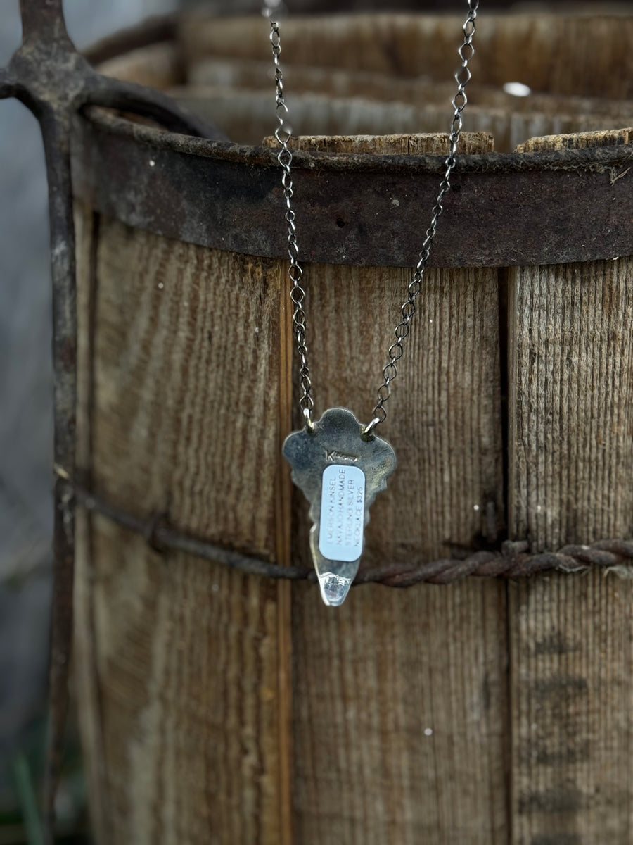 Emerson Kinsel Silver Horse Necklace