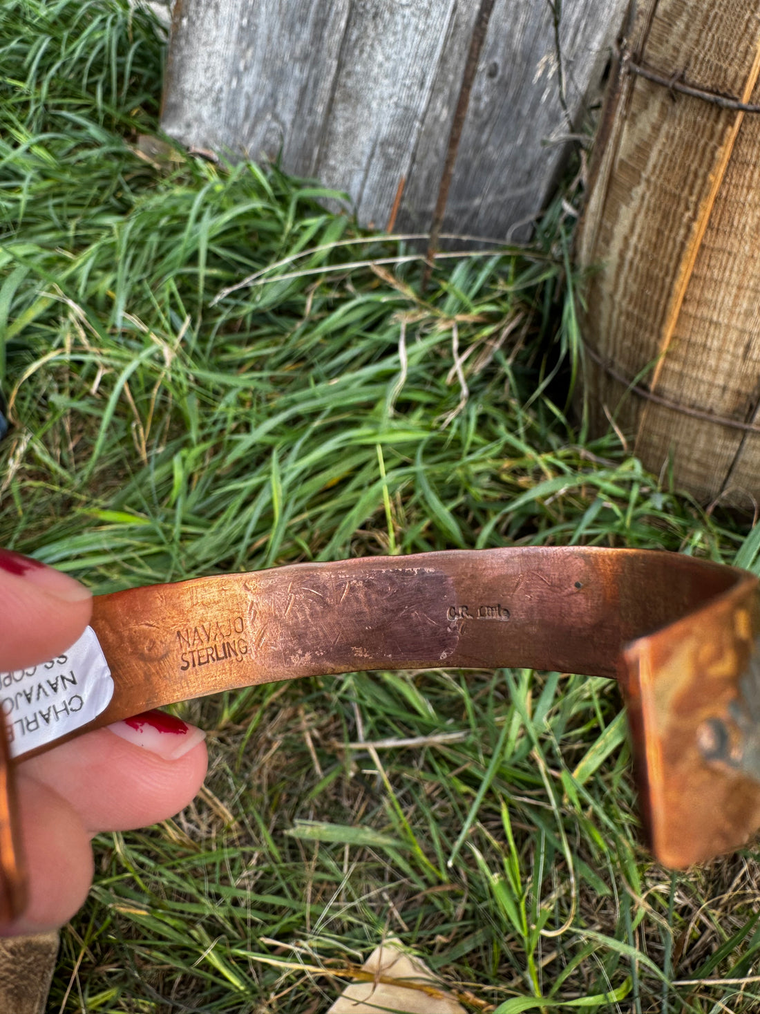 Charlene Little Silver Over Copper Bracelet