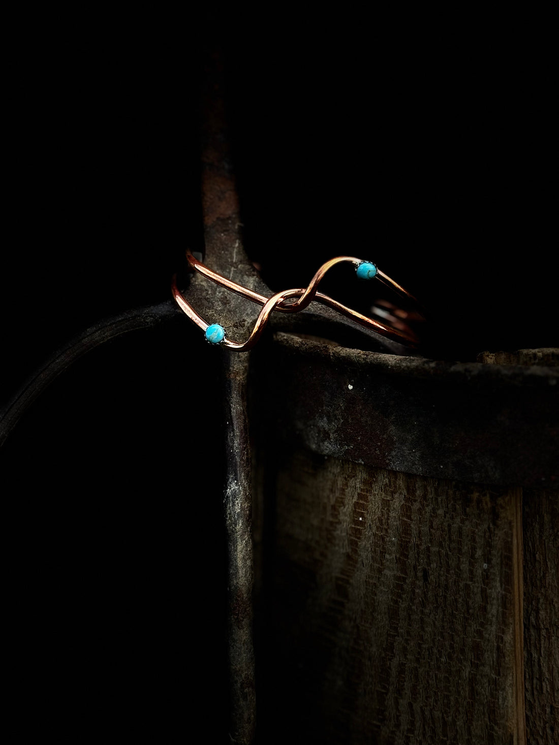 Yolanda Skeets Double Copper Bracelet